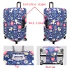 Accessories Thicker Stretch Fabric Illustrations Suitcase Cover Protector Dust Luggage Protective Covers Travel Accessories,18 To 32 Inches