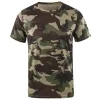 T-shirts T-shirts tactiques de chasse extérieure combattant le tshirt de chasse militaire respirant camouflage de la pêche à la pêche de randonnée de randonnée