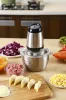 Juicers Electric Food Chopper 2 liter Köttkvarn i rostfritt stål Vitlök Chopper 300W Food Processor Baby Food Slicer Mincer