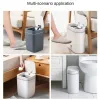 Dispositantes Lixo do sensor inteligente pode eletrônico de banheiro doméstico automático Banheiro à prova d'água Bin lixo doméstico Smart Home lata