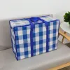 Bags Moving Package Bag Quilt Clothes Storage Bag Students Dormitory Storage Package Grid Simple Style PP Woven Material Case