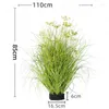 Decorative Flowers Reed Grass Artificial Flower Indoor Landscape Decoration Plant Bonsai Bionic Green Dandelion Fake Trees Ornaments