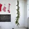 Decoratieve bloemen Kunstmatige kerstslang Kerstmiskrans voor bruiloftsfeestrestaurant Door