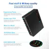 Switches 10/100 Mbps 16 Port Fast Ethernet LAN RJ45 RJ45 Network Unmanaged Switcher Hub Desktop PC med EU/US Adapter