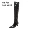 Boots Taoffen Size 32-43 Women Over Knee Patent Leather Winter Woman Shoes Fashion Cool Long Club Female Footwear