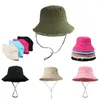 Bucket hats designers men le bob canvas casquette luxe vintage designer hat gorro wide brim sun prevent simple beach modern fashion hg151 H4