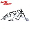 Аксессуары Luresport 9pcs 11pcs Black Rame Guides устанавливают Mn Top KW Guide Heavy Boat Buil