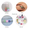 Bracelets 200 piezas/caja Braceletas de 8 mm Pedera colorida Beading Glass Glass Beads para joyas que hacen collar de brazalete de encantos de bricolaje