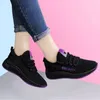 Casual Shoes Flat Women's Sneakers Flats Women Mesh Ladies Platform LACE-UP Walking Zapatos de Mujer