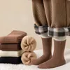 5 Pairs/Lot Children Winter Socks Cotton Thick Keep Warm Terry-loop Hosiery for 1-12 Years Baby Boys and Girls Kids Towel Socks 240407