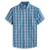Shirts 100% Cotton 5xl 6xl 7xl 8xl 12xl Men's Plus Size Shirts Fashion Casual Classic Style Comfortable Plaid Short Sleeve Shirt Male
