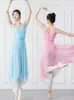 Stage Wear Ballet Adult Women's Practice Clothes Gymnastics Gauze Skirt Body Suit One-Piece Dance