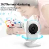 Monitora HotSale Baby Monitor, Visualizza per lo schermo LCD da 3,5 pollici fotocamera per la visione notturna infantile, audio a due vie, sensore di temperatura, modalità ECO, ninne nanne