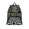 Bags Logo Beetlejuice für Teenager School Bookbag Daypack Middle High College mit Tasche