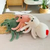 Simulation Black Spider Jumping Doll Crawling Pet Plush Cute Reptile Toy Super 240422