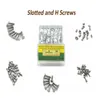 Slotted screws and H screws Stainless Steel Assorted for Watch and Watch Repairs 12 Sizes Repair Tool Kit9580897