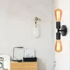Wall Lamp Corridor Aisle Double Heads Lamps Decor Modern Nordic Light Fixtures For Living Room Bathroom Indoor Lighting Sconces