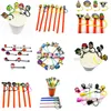 Meng 100 stcs Cartoon Strawtoppers 8mm 10 mm Anime Straw Charms Dust Plug Cover Cap Tumbler Decoratie Accessoires