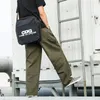 Jeans masculins Rétros japonais Trend Pantalon large à jambes masculines de style militaire.