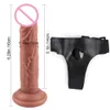 Womens Strap Realistic Dildo Pants Femail Strapon Harness Belt Adult Games Sex Toys with belt
