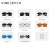 Kingseven Brand Design Solglasögon för män Polariserade Gradient Sun Glasses Women Eyewear Square Retro Eyewear Okulary 240410