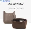 Casos Tinberon se encaixa para sacos de sela Felt Fellow Ploth Insert Bag Organizer Makeup Bolsa Bolsa Organizer Travel Bolsa Interior Bolsas de cosméticos portáteis