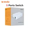 Control Tenda S105 DEXP F5管理されていないデスクトップ100 Mbps 5ポートスイッチイーサネットスマートスイッチャー