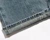 Patchwork jeans mannen vrouwen beste kwaliteit losse gewassen denim broek