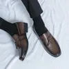 Casual Shoes 2024 Summer Men Bekväma loafers Soft Light Plat Moccasins Hombre Tassel Outdoor Driving Slip-On Mules Pea