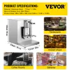 Blenders VEVOR Bubble Boba Tea Shaker 750ML Commercial Milk Tea Shaking Machine DoubleCup Home Beverage Cocktail Coffee Food Processors