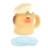 Capybara Picie Puchar Ceramiczny 400 ml Kąpiel Espresso z Coaster i LID Kitchen Materiały 240418