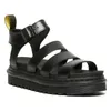 Designer Martens Sandals Luxe Dames Mannen Glides Sliders Triple Black Wit Patent Leather Slide Mens Dames Buitenschoenen Dr Marteens Sandaal Maat 35-45