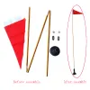 Accessories 47inch Kayak Safety Flag Mount Kit Rail Mount for Marine Canoe Boat Fishing