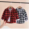 T-Shirts Kinderhemd Frühling Herbst Neue Jungen Kleidung Fashion Boysss-Baumwollhemden Langarm Lorkerpfleger Casual Tops 28y