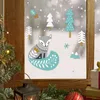 Decoración de fiestas Bosque de Navidad Nieve Nieve Pasta de vidrio estático dormitorio Creative Simple Decorative Pintura decorativa