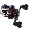 Accessori Proberos Baitcasting bobine esca Casting da 10 kg/22 libbre rullino da pesca 18 + 1BB ad alta velocità 7.2: 1 Ruota freno magnetico super metallo