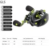 Tillbehör 2023 NYA ATD ALUMINIUM LEGOY SPOOL 7.2: 1 BAITCASTING REEL MAGNETISK BRAKESYSTEM 8 kg Max Drag Sea Bass Fishing Reel