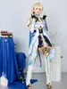 Anime Costumes Lumine Game Cosplay Genshinimpact Lumine Cosplay Come For Carnival Women Sexy Suits Party Come Wig Shoes Full Set Y240422