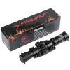 Scopes Fire Wolf 1.54x30 Hunting Tactical Optical Rifle Scope with Red Green Illuminated Cross Turret Lock Scope Range Airsoft Mirror