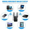 ルーターAC1200ワイヤレス5G WiFiエクステンダー/APデュアルバンドリピーターブースターシグナル802.11AC長距離1200Mbps WiFiアクセスポイント