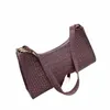 Vintage aligator Wzór skórzany torba pachowa torebki na ramiona kobiety luksusowe marka design torebka i torebka O4IP#