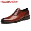 Scarpe casual uomini in pelle abito oxford maschio genuino gentiluomo calzature fatte a mano lussuose per uomini