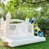 15 x13 FT White Inflatable Bounce House with Blower Slide Ball Pit Pool Large Jumper Bouncy Castle for Birthday Party Wedding Event Kindergarten