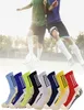 Men039s antidérapantes chaussettes de football athlétiques longues chaussettes de poignée sportive absorbantes pour le soccer de basket-ball Volleyball Running Sock8410241