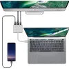 Piasty 3 w 1 typ C do HDMompatible 1080p USB C CONWERTER CONTORE DO HUAWEI USB 3.1 Thunderbolt 3 Typ C.