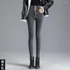 Jeans femminile femminile slim-winter slim minge pants elastico femmina.