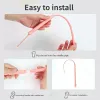 Toys Simulated Mouse Tail Cat Toy Cat Teaser Funny Stick Silicone Long Tail Pet Interactive Toys For Cats Kitten Hunting Assessories