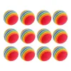 Toys 5 PCS Toys for Cats Products Pet Products Eva Striped Rainbow Ball coloré de chat Cat Scrather Interactive Pet Toy Cat Supplies Kitty Ball