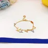 18K gold designer bracelet jewelry necklace Fashion Charm Bracelets Necklaces & Pendants Wedding Pendant Necklaces Diamond bracelet