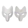 Les fournitures de fête sont confrontées à DIY Foxfair Masks pour adultes Masque Anime Cosplay Half Costume Halloween Adult Halloween